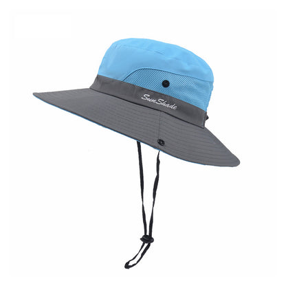 Women's Outdoor Adventure Hat – Custom Name & Logo Sun Hat for Fishing, Hiking, SUP & Travel