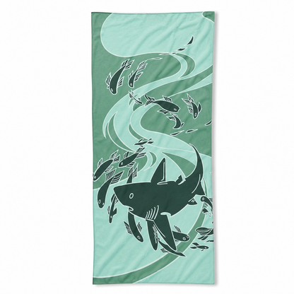 Custom Microfiber Beach Towel – Large Quick Dry Sand Free Travel Towel for Beach, Camping, Swimming, Gym, Sports & Yoga