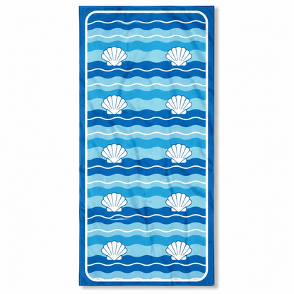Custom Microfiber Beach Towel – Large Quick Dry Sand Free Travel Towel for Beach, Camping, Swimming, Gym, Sports & Yoga