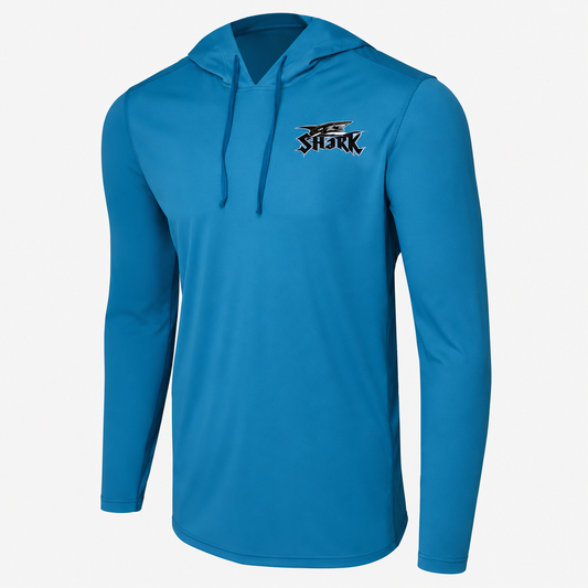 Custom Long Sleeve UPF 50+ Fishing Hoodie – Lightweight, Breathable, Quick Dry & Windproof Outdoor Shirt