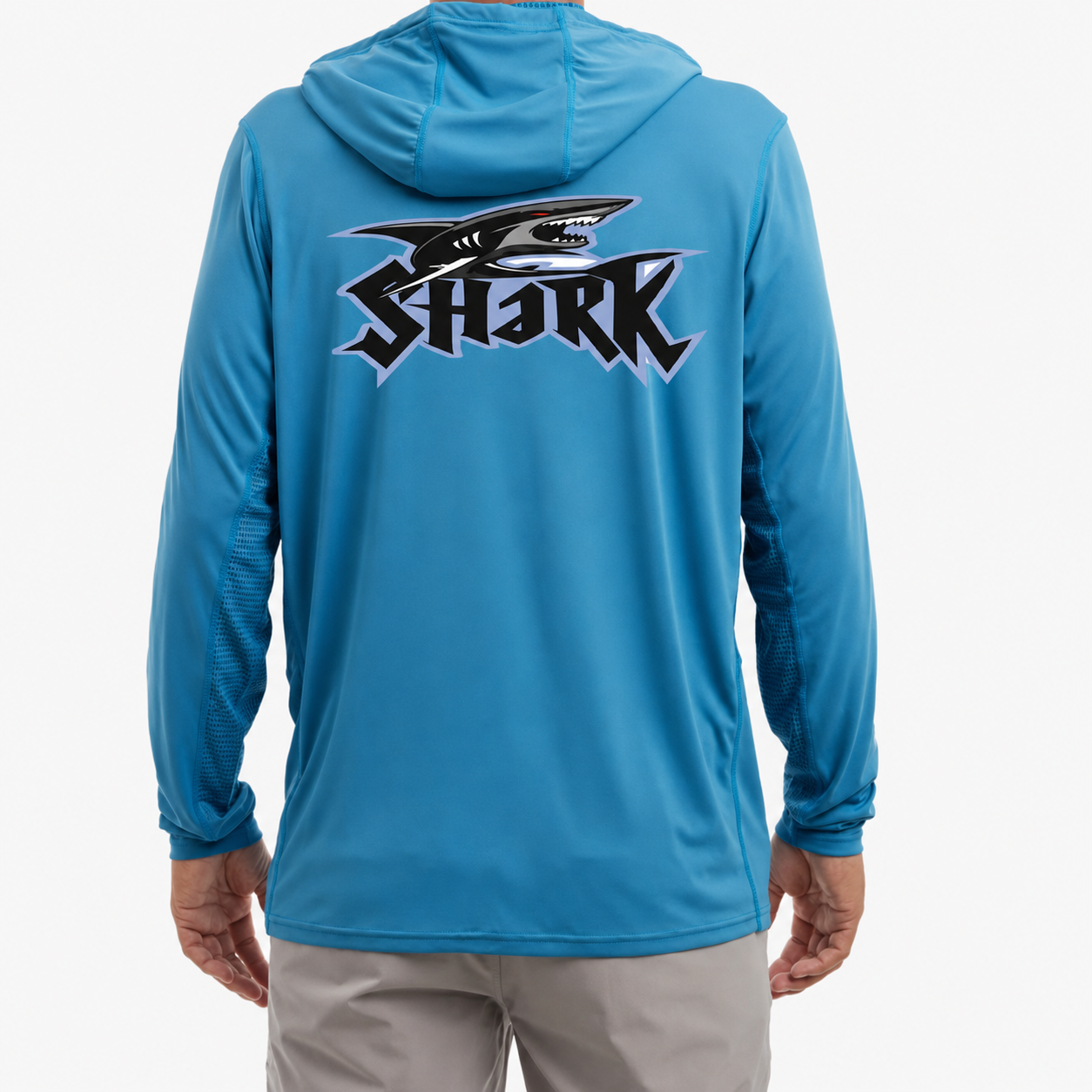 Custom Long Sleeve UPF 50+ Fishing Hoodie – Lightweight, Breathable, Quick Dry & Windproof Outdoor Shirt