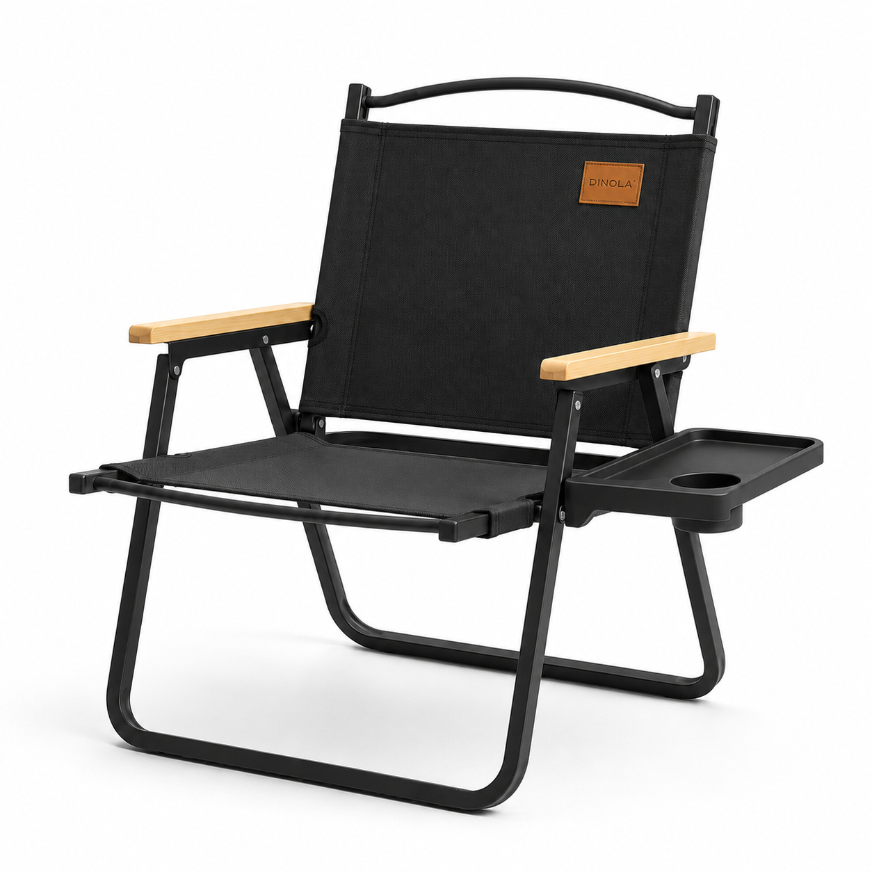 Custom Logo Minimalist Folding Outdoor Chair – Portable Camping & Picnic Seat