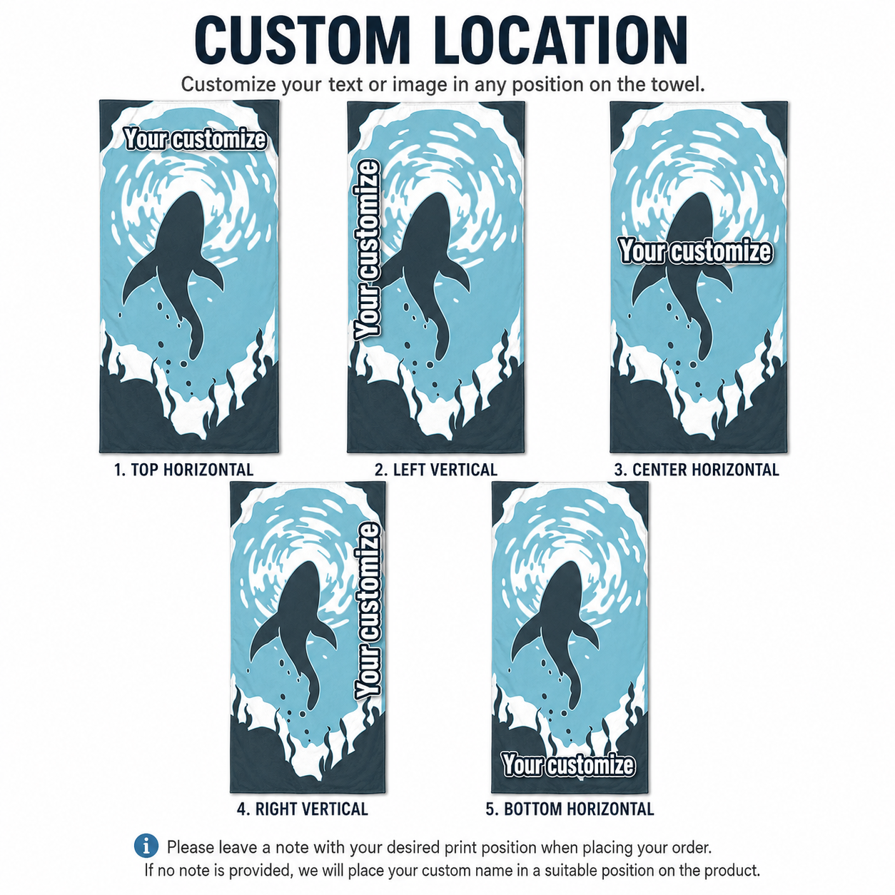 Custom Microfiber Beach Towel – Large Quick Dry Sand Free Travel Towel for Beach, Camping, Swimming, Gym, Sports & Yoga