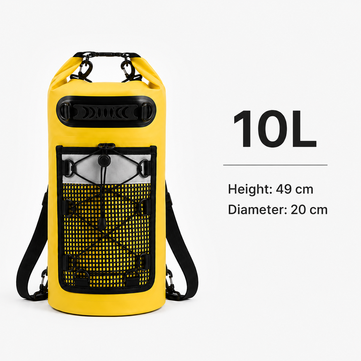 Personalized Waterproof Adventure Dry Bag – Custom Name Roll Top Backpack for Water Sports & Outdoor Travel