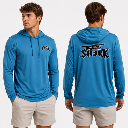 Custom Long Sleeve UPF 50+ Fishing Hoodie – Lightweight, Breathable, Quick Dry & Windproof Outdoor Shirt