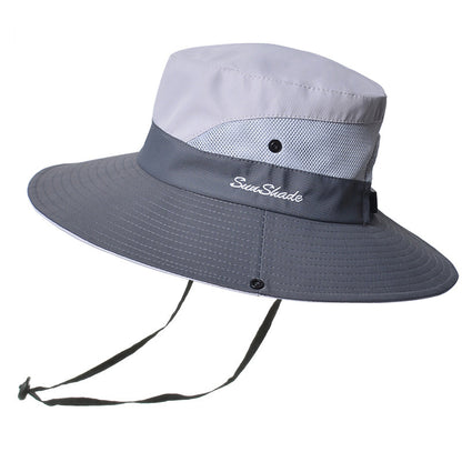 Women's Outdoor Adventure Hat – Custom Name & Logo Sun Hat for Fishing, Hiking, SUP & Travel