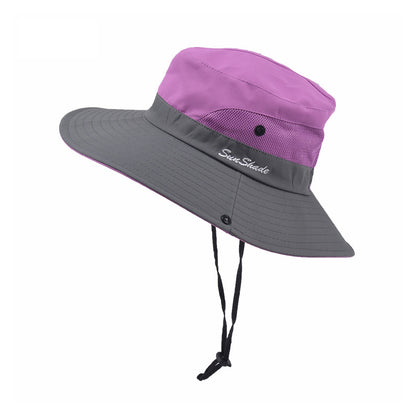Women's Outdoor Adventure Hat – Custom Name & Logo Sun Hat for Fishing, Hiking, SUP & Travel